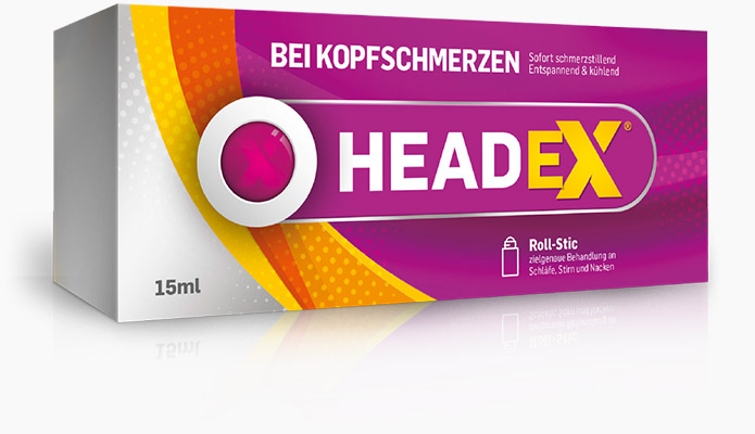 HeadEx® Kopfschmerz Roll-Stic - Verpackung